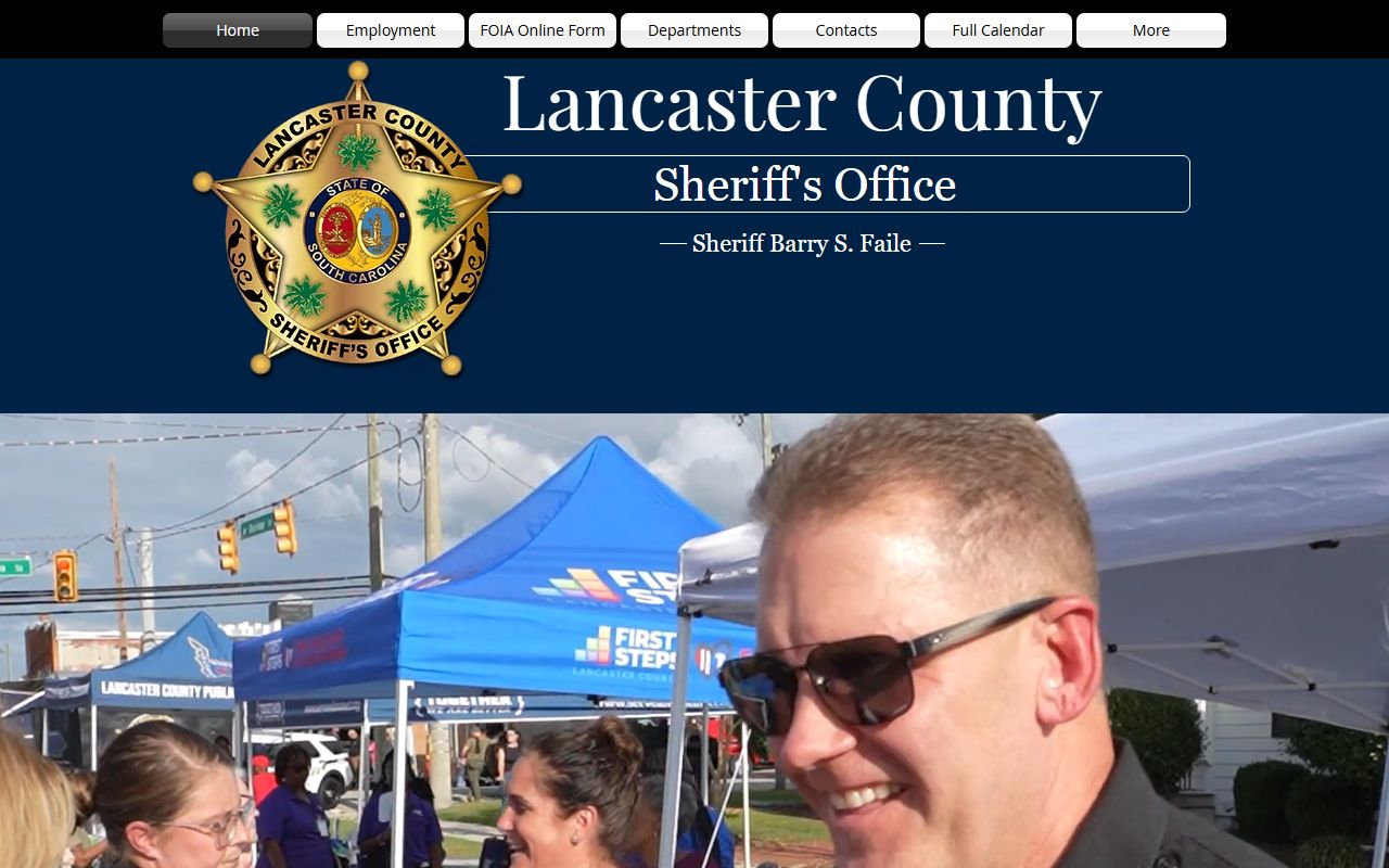 Lancaster County Sheriff's Office website for booking releases and arrest records